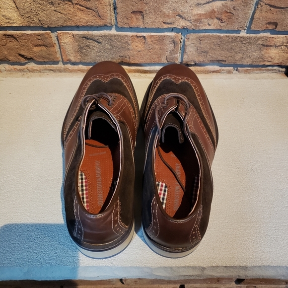 Johnston & Murphy Men Oxford Brown Shoes Size 8.5 - Picture 3 of 7